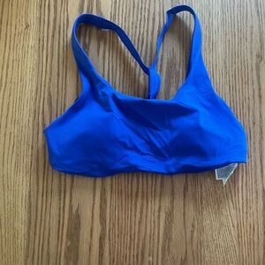 Women's Blue Athleta Malibu Binkini Top Meduim